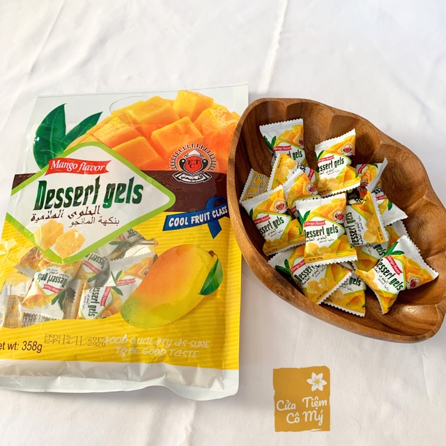 Kẹo dẻo xoài thái lan - Dessert Gels Mango Flavor 358g