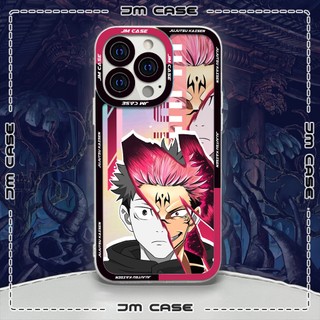 Ốp lưng iphone samsung xiaomi oppo cạnh vuông JMCase Sukuna x Itadori Hologram Anime Jujutsu Kaisen