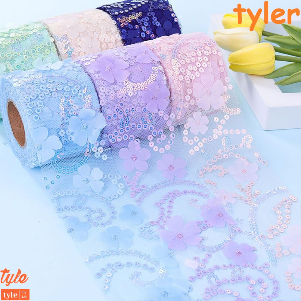 1 Cuộn Ruy Băng Kim Tuyến Đính Nơ Trang Trí Nhà Cửa|Thắt Lưng Vải Lưới Đính Kim Sa Lấp Lánh