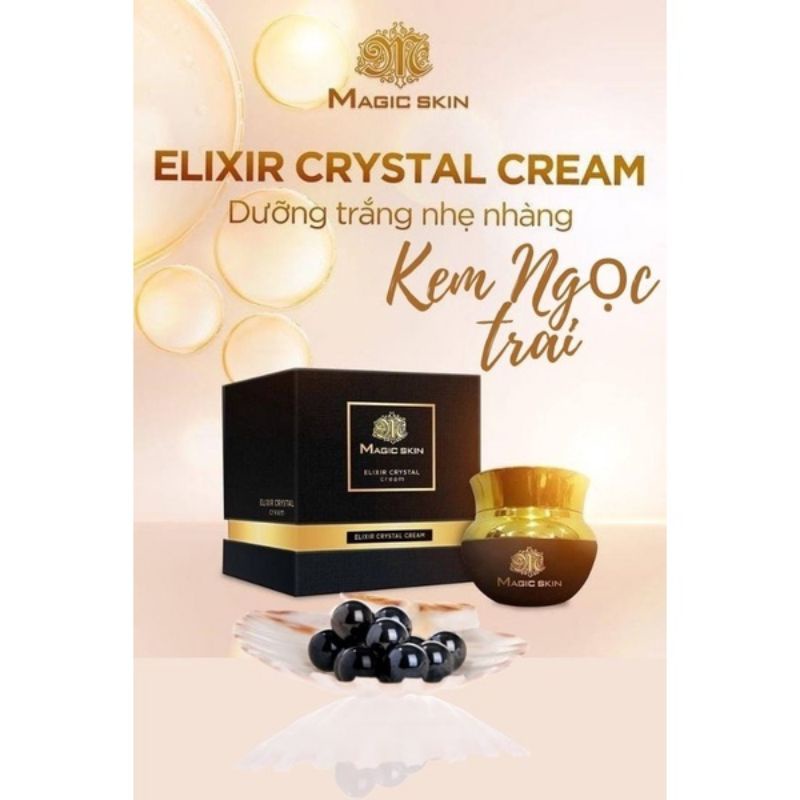 KEM NGỌC TRAI ĐEN NGỪA NÁM TRẮNG DA MAGIC SKIN 25G