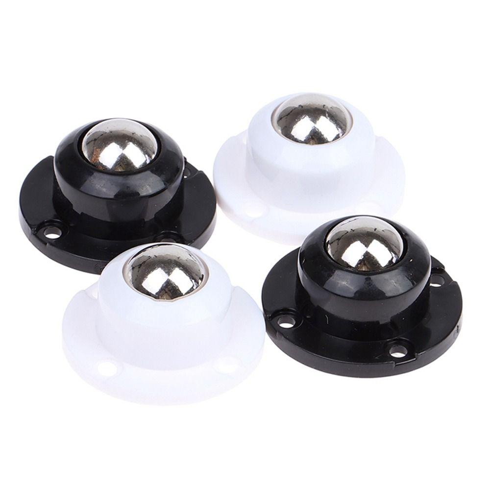 Bánh Xe Ròng Rọc Mini Màu Đen Tự Dính Thông Dụng Cho Đồ Nội Thất