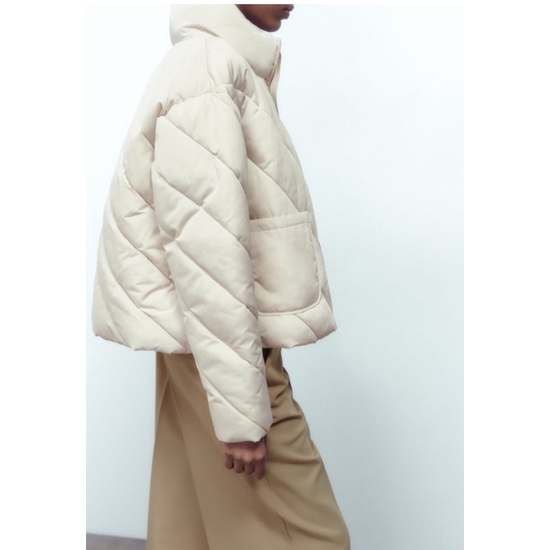 Áo khoác phao zara đen xs