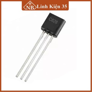 C828 TO-92 transistor NPN 0,1a 25v