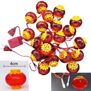 Dây led đèn lồng đỏ trang trí