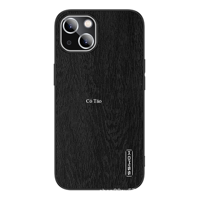 Ốp Lưng Iphone KOMISS 7 Plus/8plus/xs/xr/xs max/11promax/12 mini/12 pro max/13 pro max/cạnh vuông lưng PU KOMISS