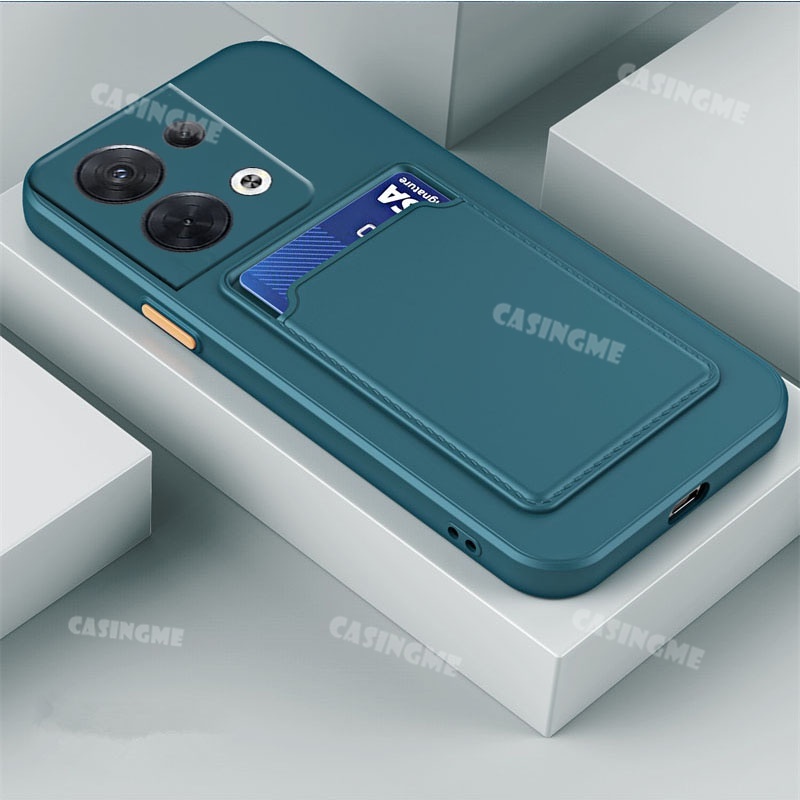 Ốp Điện Thoại TPU Silicon Chống Sốc Có Ngăn Đựng Thẻ Cho OPPO Reno 11  reno 10 A18 Reno8 8Pro 5G Reno 8 8Z Pro Reno8Z Reno8Pro Reno8