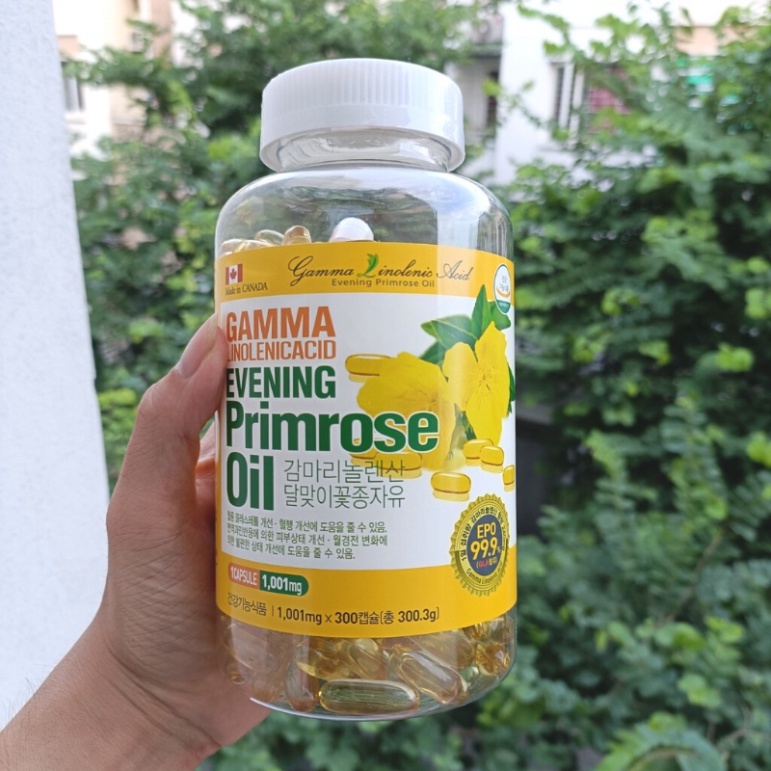 Viên uống tinh dầu hoa anh thảo hàn quốc cân bằng nội tiết tố nữ 300 viên Và Blackmores Úc Evening Primrose Oil