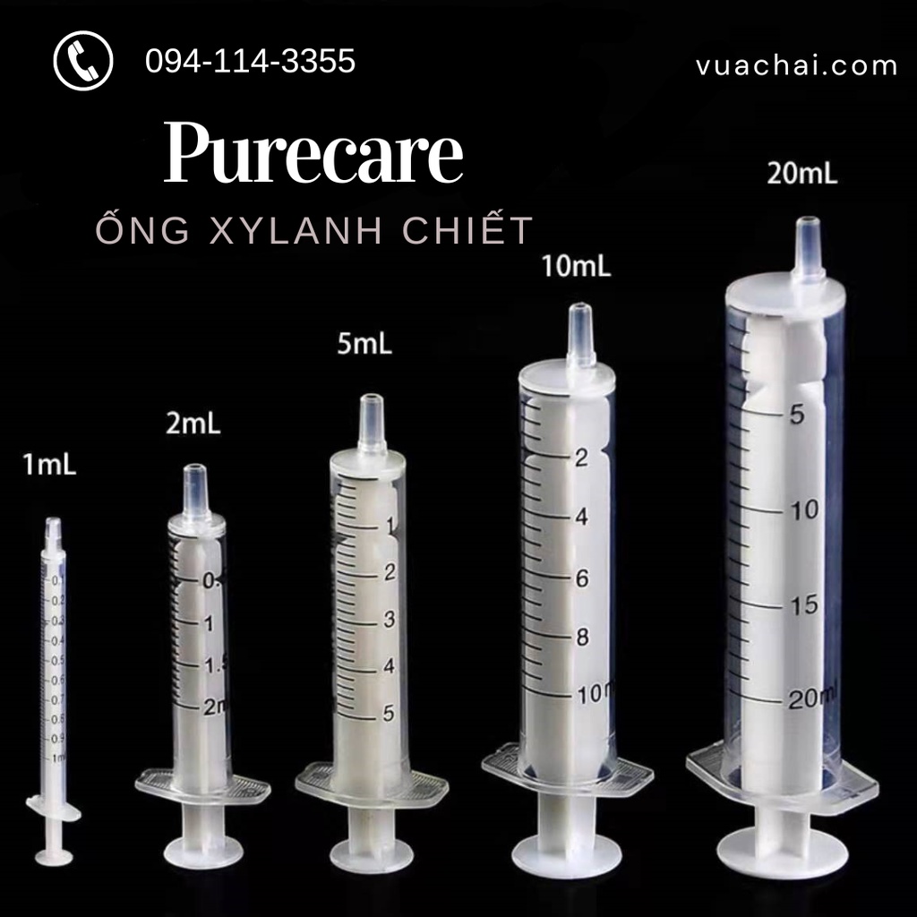 Ống xi lanh 5ml 10ml 20ml chiết dung dịch, nước hoa
