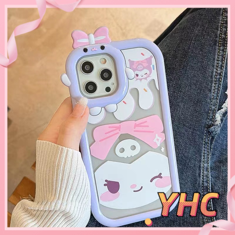 Ốp Điện Thoại Họa Tiết Quái Vật Nhỏ Dễ Thương Cho iPhone XR 11 13 12 14 Pro Max 7 8 6 6s 14 plus X XS Max-5030