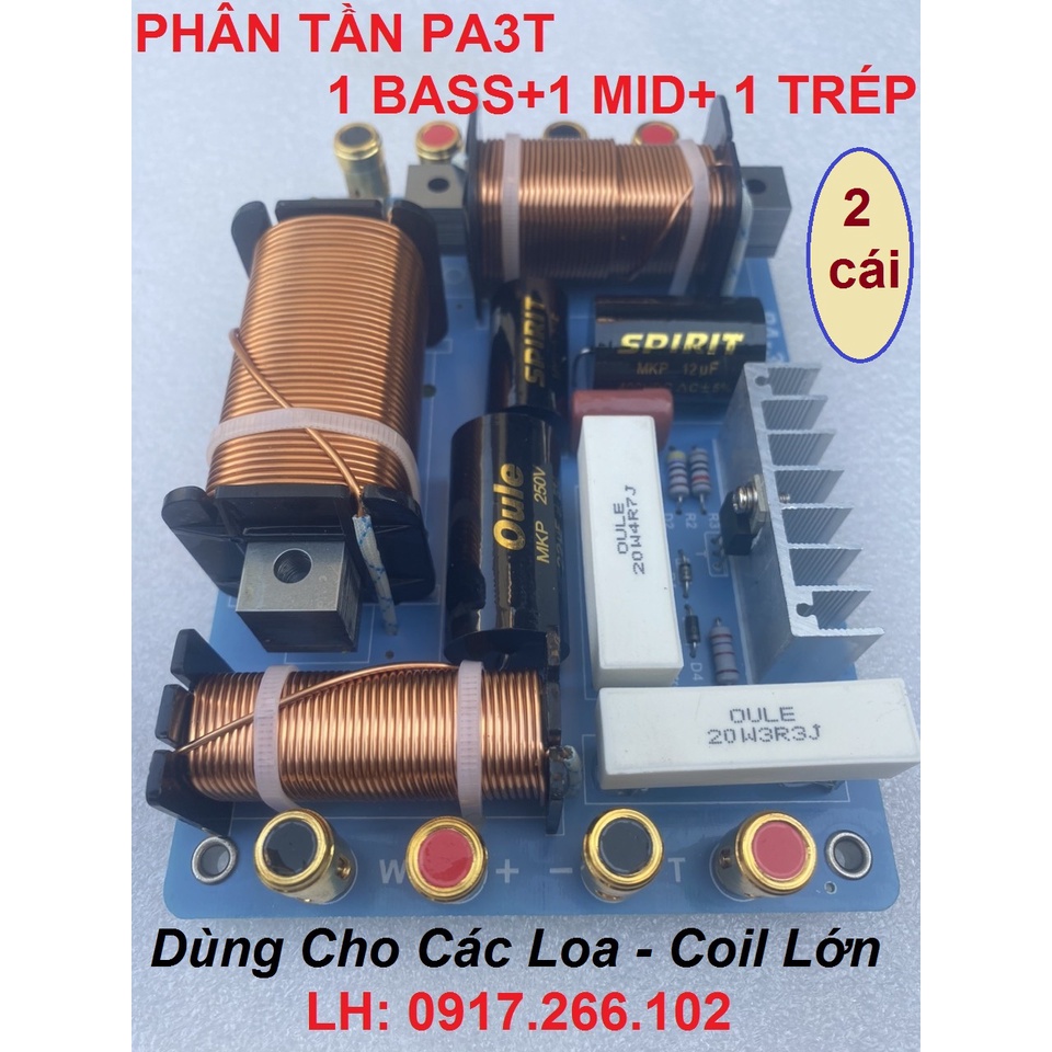 MẠCH PHÂN TẦN LOA SÂN KHẤU LỚN 3 ĐƯỜNG TIẾNG PA3T - CÓ TRẠM NHẤN - 1 BASS+1 MID+ 1 TRÉP - GIÁ 2 CHIẾC