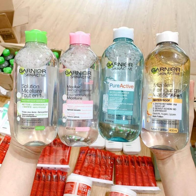 Tẩy trang ganier micella 400ml