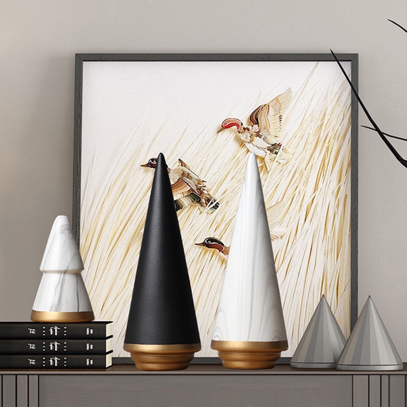 Tượng quả núi gốm sứ trang trí phòng phong cách bắc âu