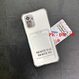 Ốp lưng xiaomi redmi note 10 - note 10s dẻo trong chống sốc đựng card