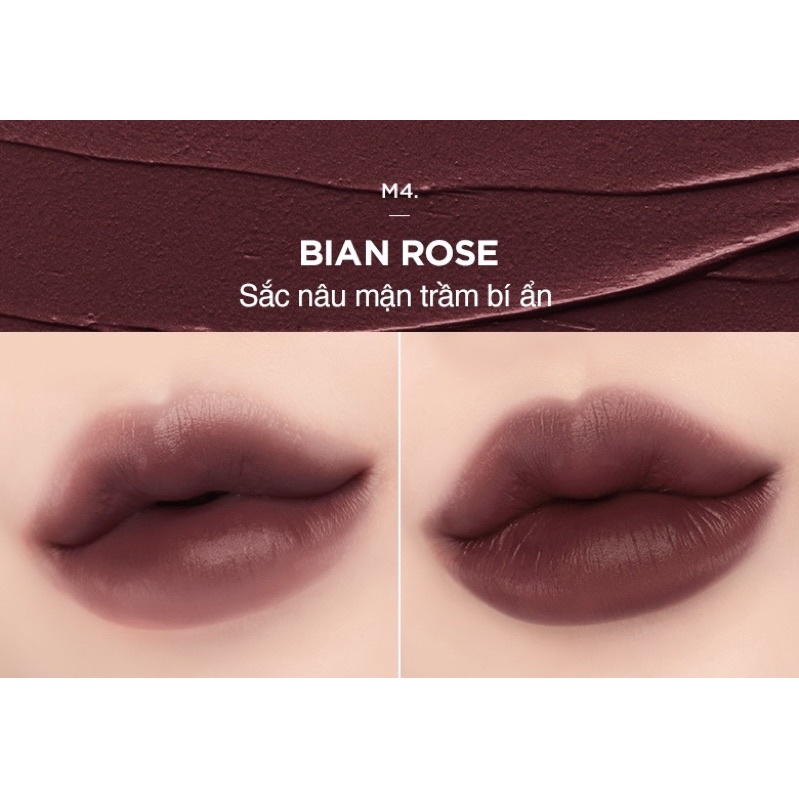 Son kem lì Merzy Bite The Beat M4|Merzy Noir The Mellow M4|M4-Bian Rose|Auth 100%