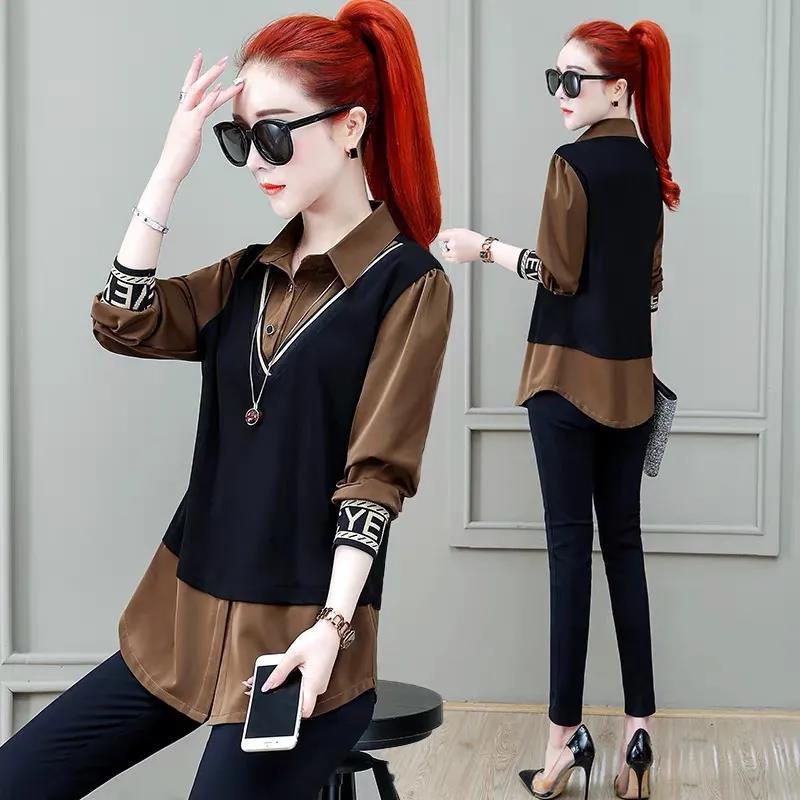 Áo Sơ Mi Dài Tay plus size Cho Nữ