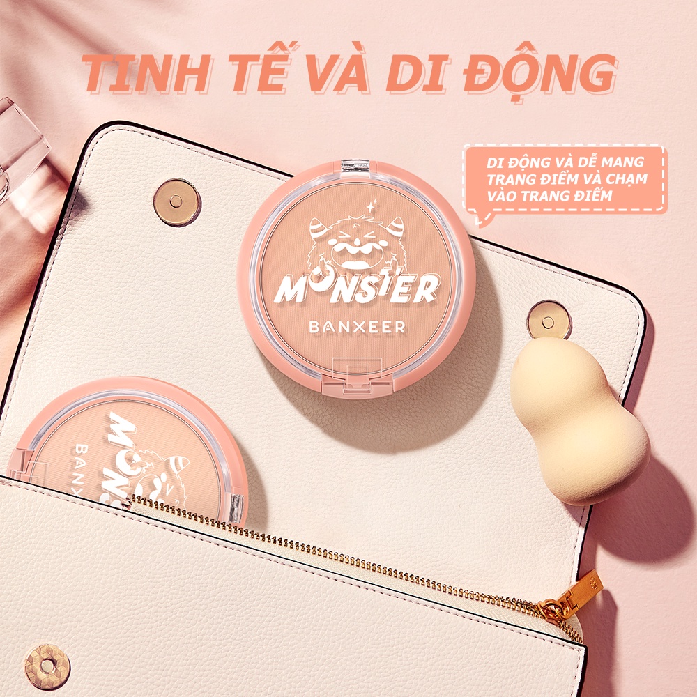 Phấn Trang Điểm BANXEER Hiệu Ứng Lì Che Lỗ Chân Lông 10g