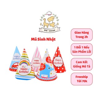 Mũ sinh nhật, tiệc sự kiện, trang trí sinh nhật ,trang trí bánh sinh nhật ,bánh kem