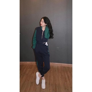 BỘ PHỐI XANH THAN BOMBER