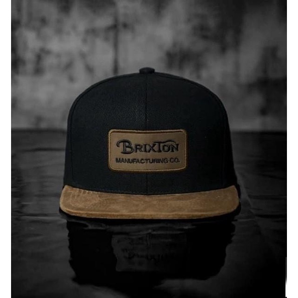 Mũ hiphop - nón snapback phối mỏ nâu thêu da brixon đậm chất cá tính nam (Cap-Nón(Most))