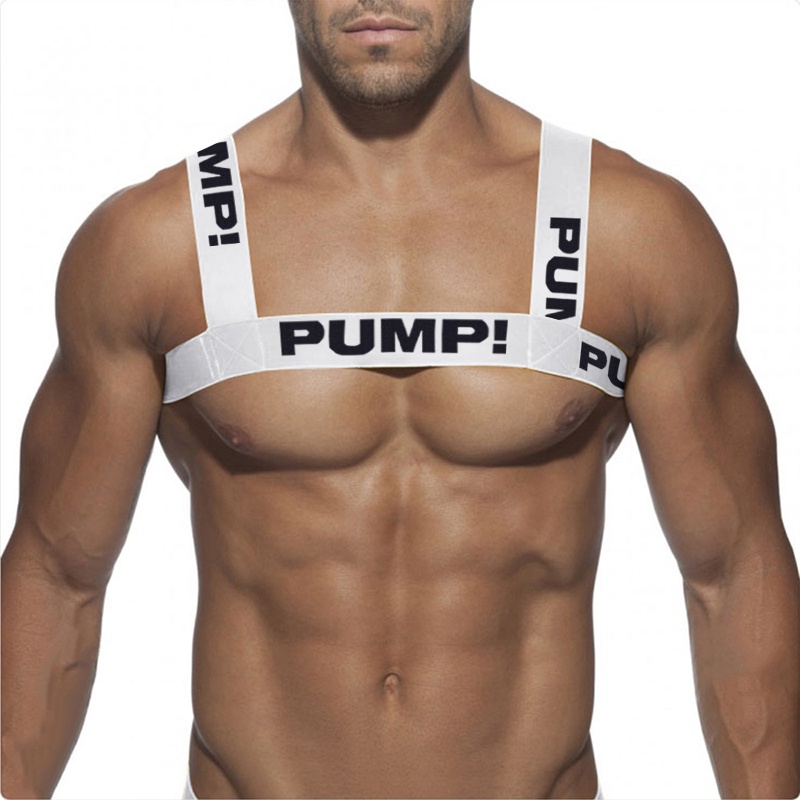 ORLVS Dây Đai Đàn Hồi Đeo Vai/Ngực PU5517 Trang Phục Tiệc Tùng Cho Nam