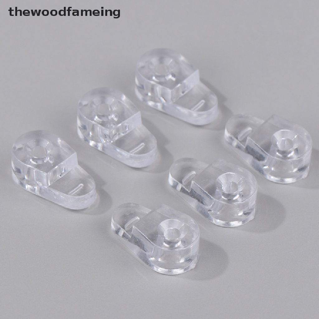 Set 50 Kẹp Cố Định Kính Cửa Tủ Bằng Gỗ Tiện Dụng