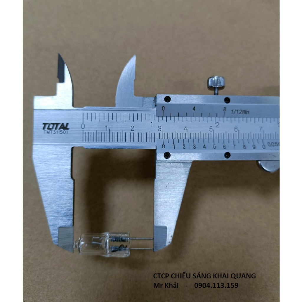 Bóng đèn halogen NVC 12V 35W đui chân cắm G4