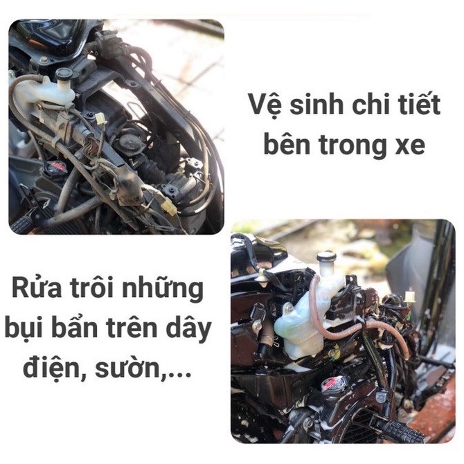 Combo Xịt dưỡng sên SPRAYKING + Rửa sên Mr.Finn Super Clean 500ml,1L