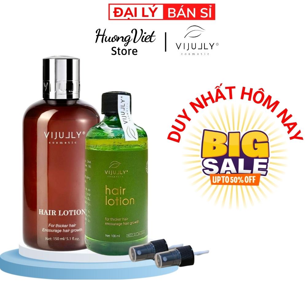 Chai Xịt Tinh Dầu Bưởi Vijully Hair Lotion 100ml Chính Hãng Giảm Ngăn Ngừa Chống Rụng Kích Thích Mọc Dưỡng Tóc Nhanh Dài