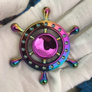 Con Quay Spinner Kim Loại 7 Màu Rainbow