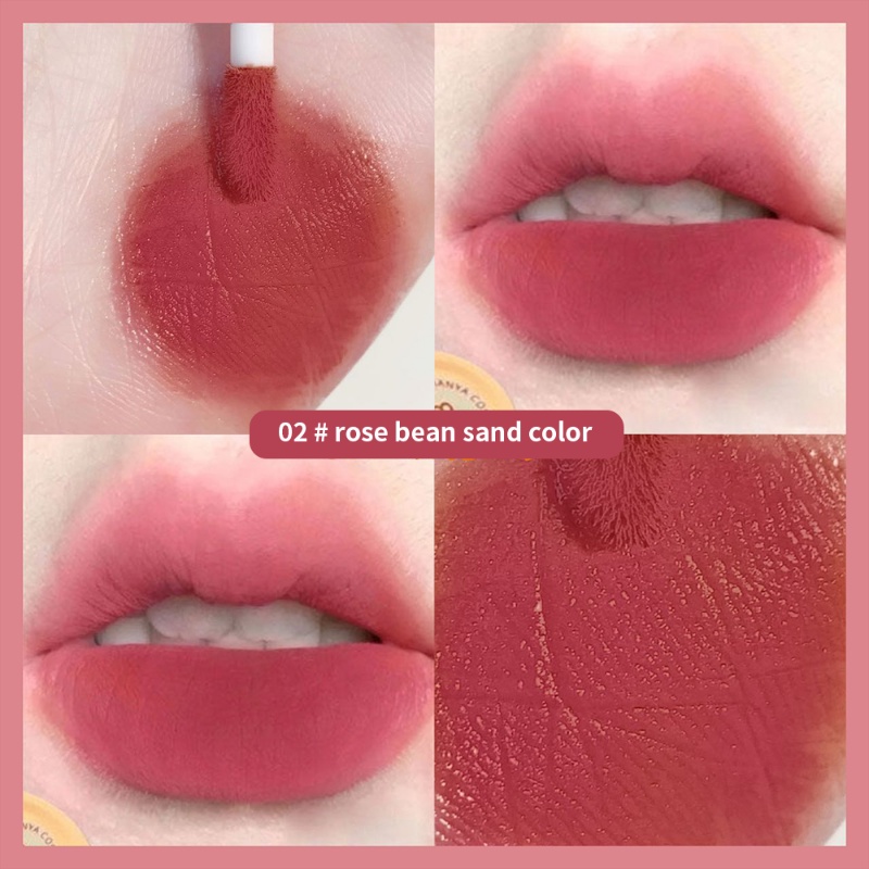 Set 5 Son Kem Nhung Lì Kháng Nước Lâu Trôi Thiết Kế Dễ Thương