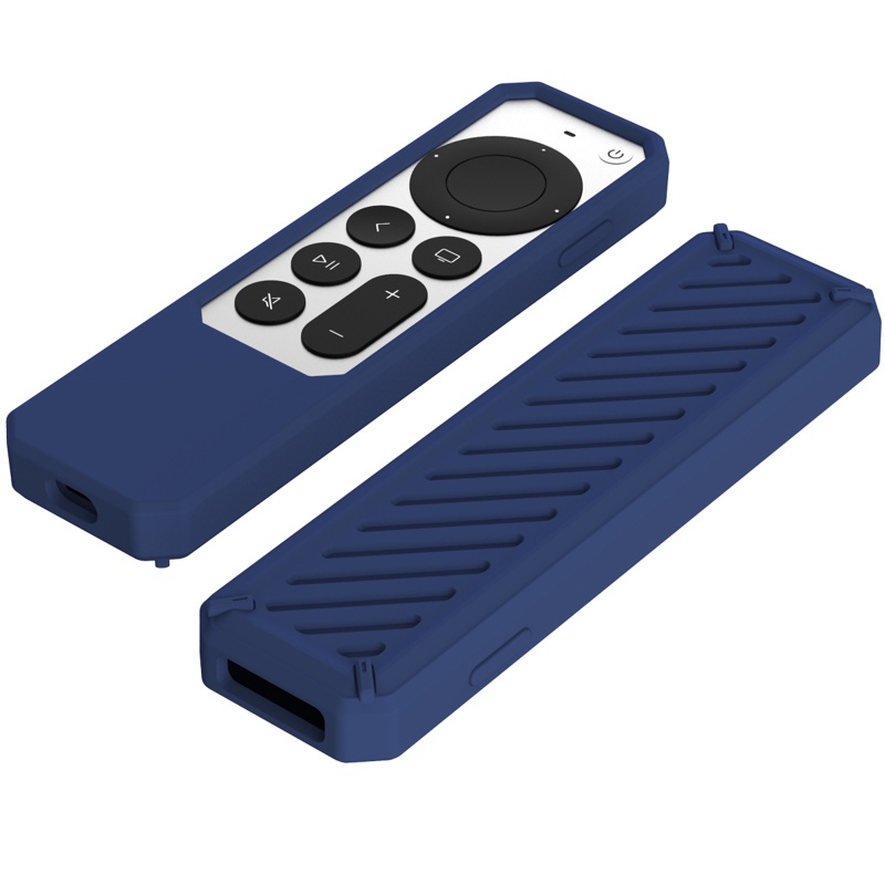Ốp Silicone Mềm Bảo Vệ Điều Khiển Từ Xa Chống Sốc Chống Trượt Cho Apple TV 4K Siri Remote 2021