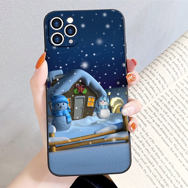 Ốp điện tại iphone đêm giáng sinh bảo vệ cam ốp vuông 6/6splus/7/7plus/8/8plus/x/xr/xs/11/12/13/14/pro/max/plus/promax