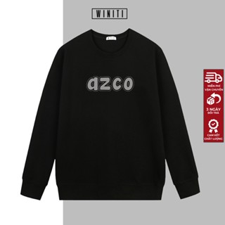 Áo Sweater nam nữ chất thun nỉ, form rộng dài tay freesize 40kg_65kg Azco Winiti