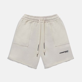 Quần needs of wisdom nowsaigon sweatshorts - cream - local brand chính hãng