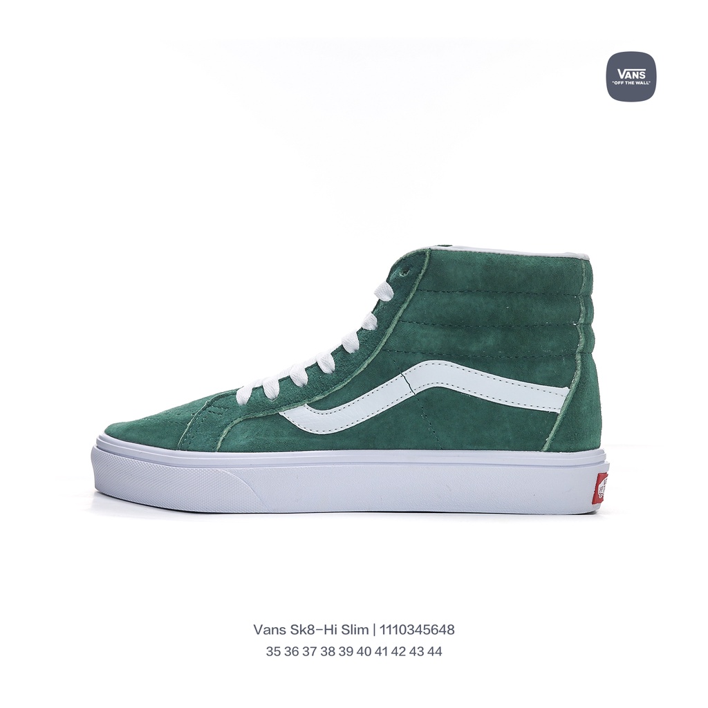 Giày Thể Thao Vans Sk8-Hi Cao Cổ Màu Xanh Quân Đội Thời Trang Unisex-1951