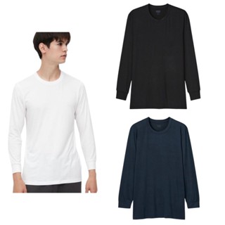  Áo thun nam dệt kim hiệu Uniqlo   Áo giữ nhiệt Heattech  - Nhật Bản 