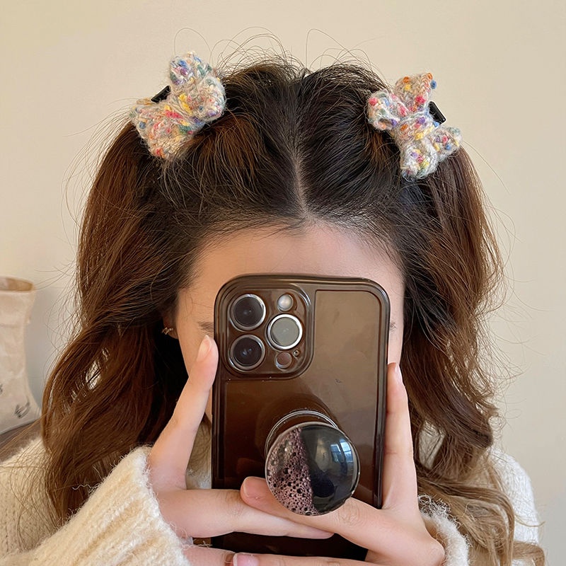 Kẹp Tóc Hình Nơ Nhỏ Xinh Xắn Phong Cách Hàn Quốc Dễ Thương