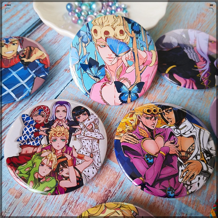 ❣️1 Huy Hiệu Anime Jojo 'S Bizarre Adventure 58MM❣️ Ghim Cài Áo Hình Anime 9 Kiểu