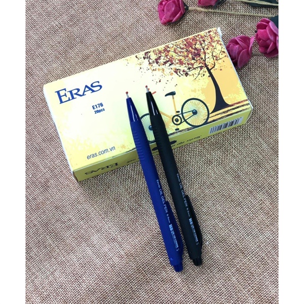 Hộp 20 bút bi Eras E176 phục vụ cho viết chữ học tập.