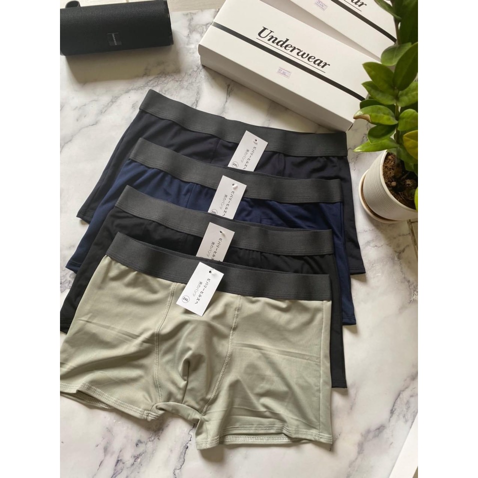 Quần sịp đùi boxer nam, quần sịp co giãn 4 chiều cực thoáng (no box)