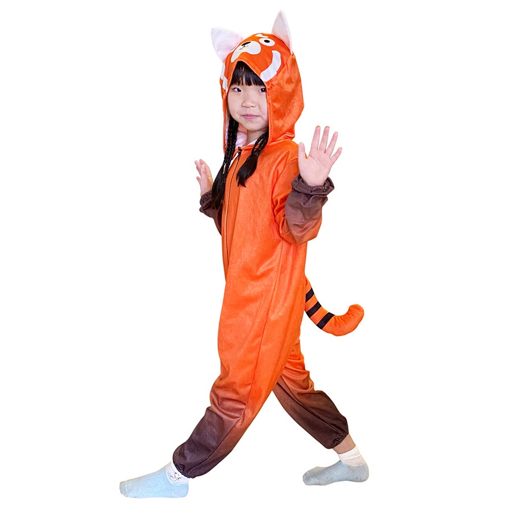 Bộ Đồ Ngủ Liền Thân Hóa Trang Gấu Trúc Đỏ Mei / Meilin Dễ Thương (150, 2)