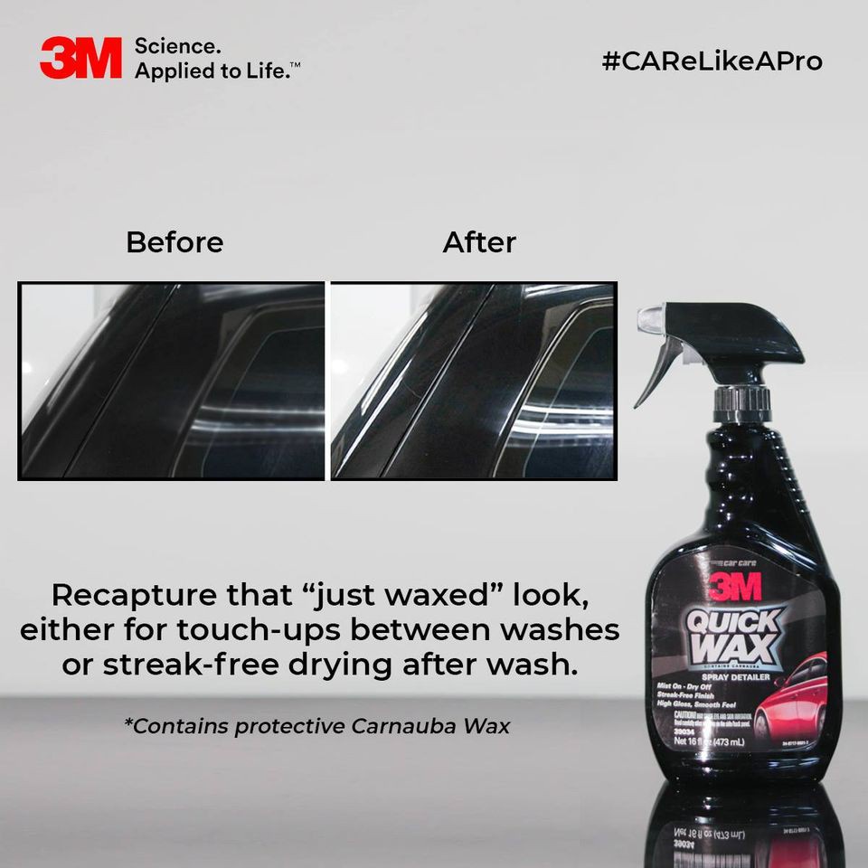Chai xịt đánh bóng sơn 3M Quick Wax - Gloss Enhancer 39034