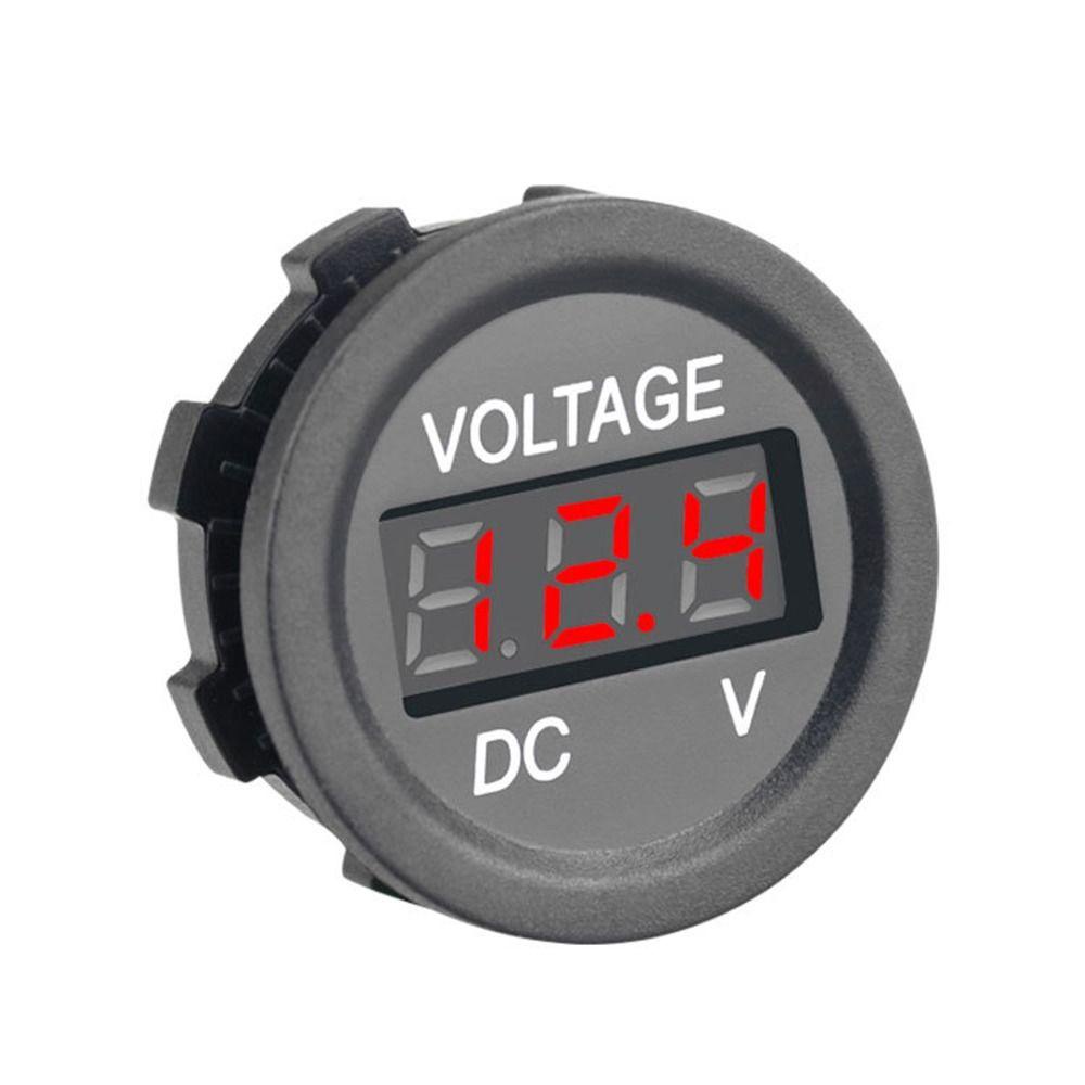 ZAIJIE24 Vôn Kế Kỹ Thuật Số Màn Hình Hiển Thị Thông Dụng Cho Xe Hơi Xe Máy