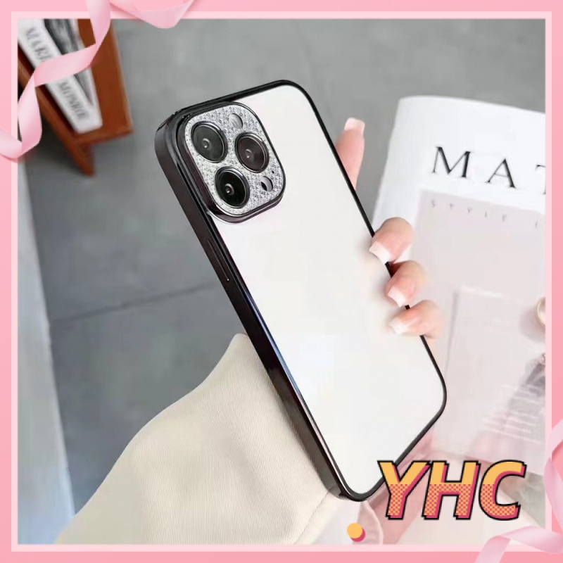 Ốp Điện Thoại Trong Suốt Mạ Điện Đơn Giản Cho IP7 / 7p / X / xsmax / 11 / 11pro Max / 12 / 12pro / 12 Promax / 13 / 14promax-1005