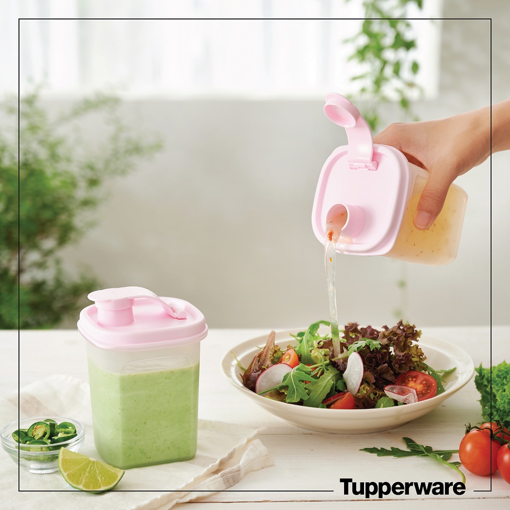 Bình nước Tupperware Slim Line Pitcher 350ml - Bảo hành trọn đời - Nhựa nguyên sinh PP số 5