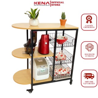 Kệ để lò vi sóng, kệ bếp đa năng KENA thiết kế thông minh KN 176