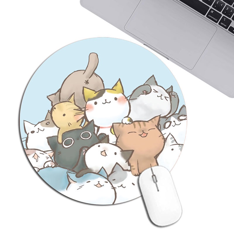 Lót chuột hình tròn siêu cute
