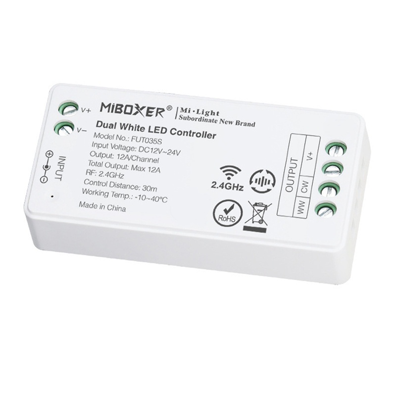 Miboxer Bộ Điều Khiển Dây Đèn LED RGB + CCT DC12-24V 2.4GHz