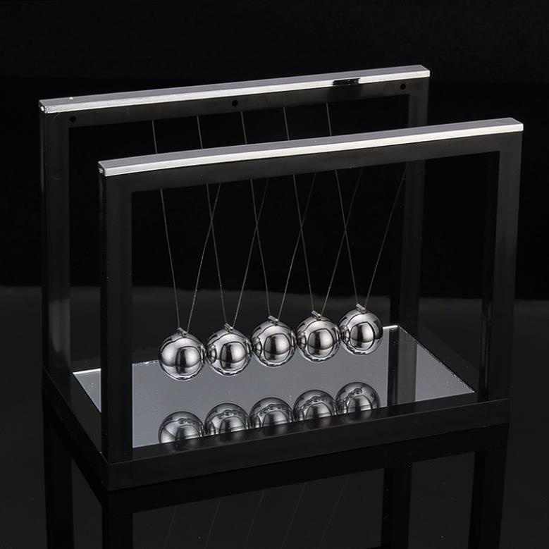 Con lắc, Con lắc Newton độc đáo chất liệu thép không gỉ, Đồ decor bàn làm việc