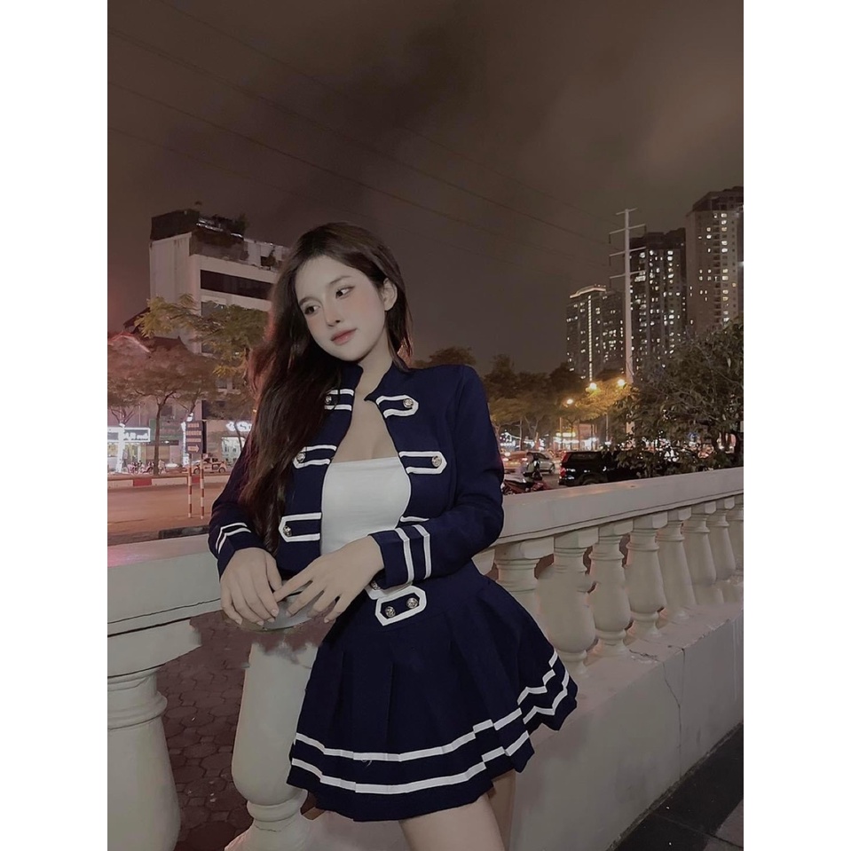 Sét 3 Chi Tiết Áo Váy Kèm Áo Trong_Hàng Đẹp _ Gía Rẻ